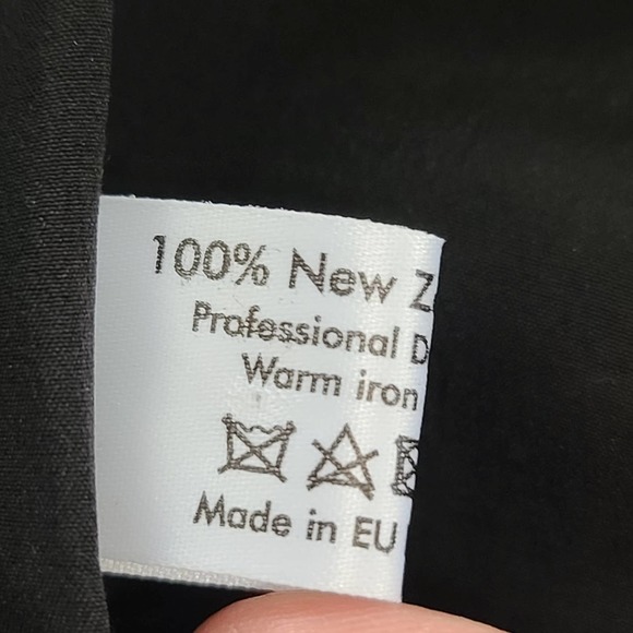 Eskandar Shirt Jacket Women's Suiting Wool Black Blouse Lagenlook Boxy Oversize - Picture 8 of 13